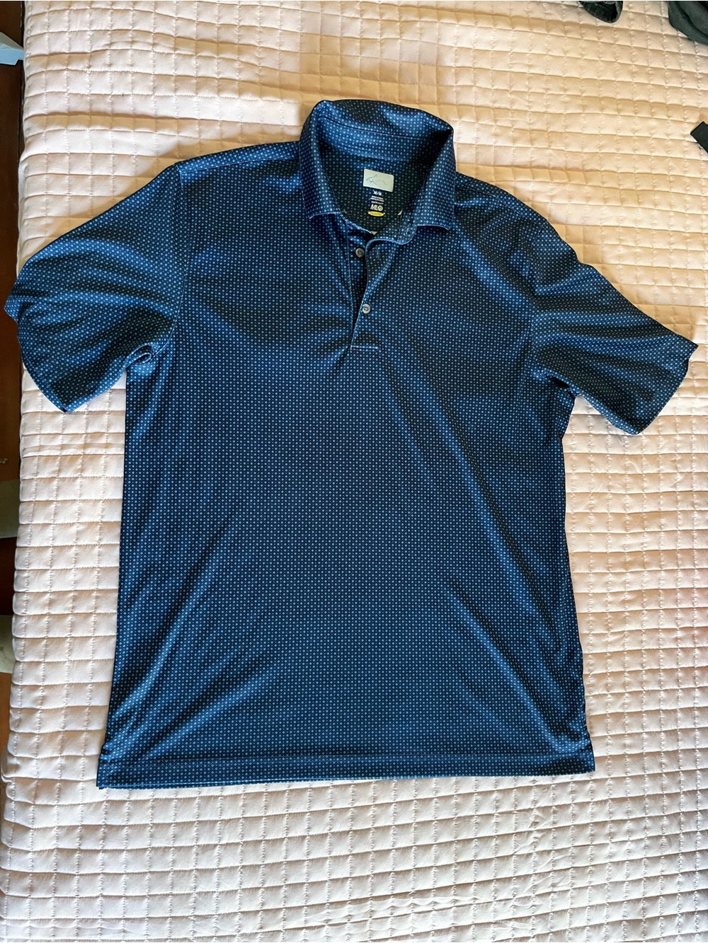 Greg Norman Collection ML75 Performance Polo Navy Blue - sz M